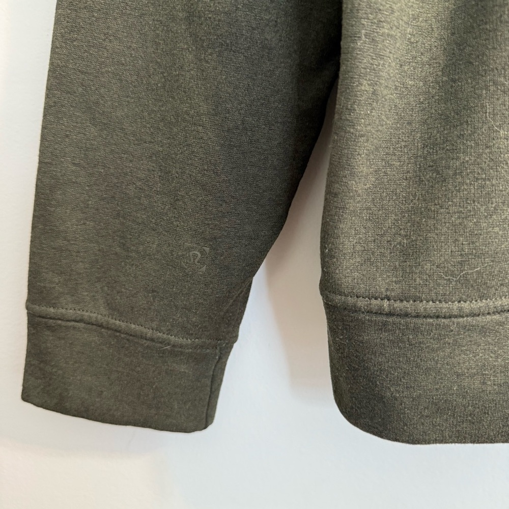 Lululemon City Sweat Pullover Hoodie *Thermo Heathered Dark Olive - Picture 7 of 14